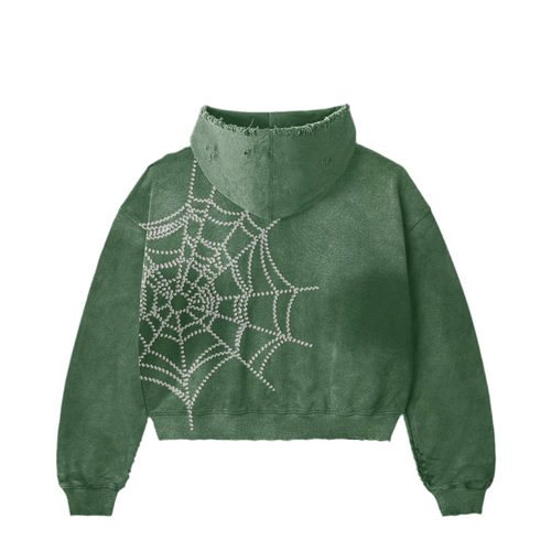 Astar "Cyber Web" Hoodie - Green