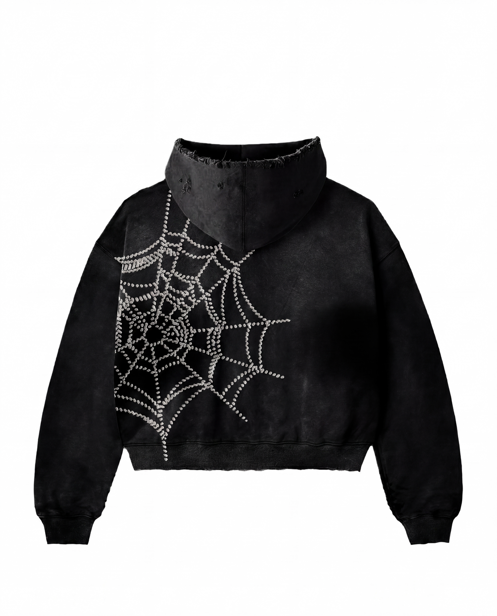 Astar "Cyber Web" Hoodie - Black